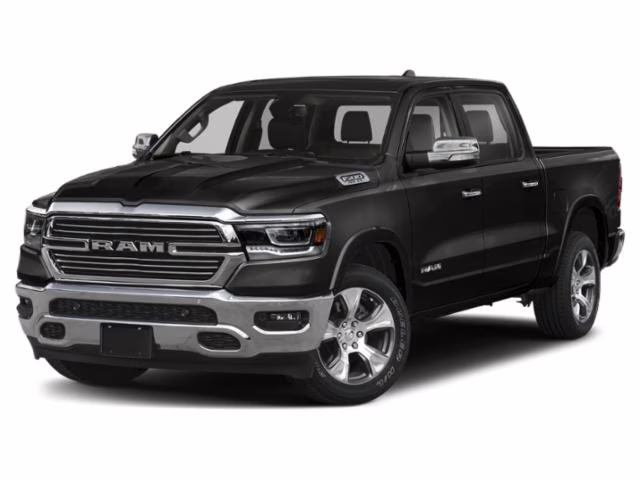 2019 Diamond Black Crystal Pearlcoat Ram All-New 1500 Laramie 4X4 Truck