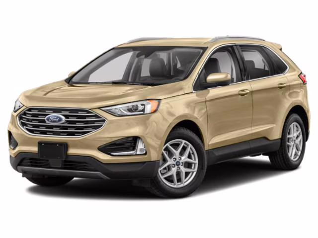 2021 Desert Gold Metallic Ford Edge SEL FWD SUV