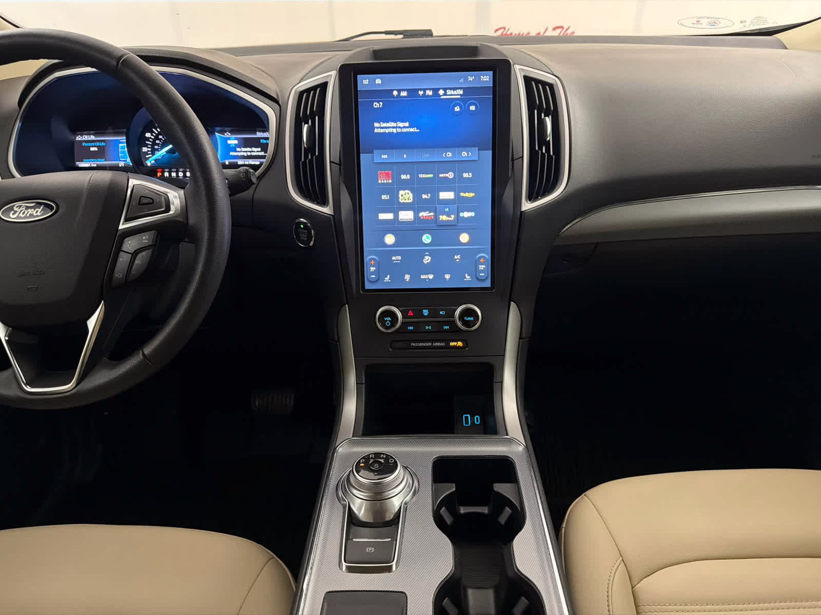 2021 Desert Gold Metallic Ford Edge SEL FWD SUV