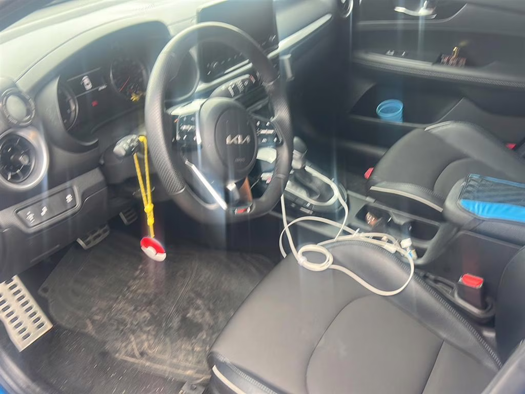 2024 Sporty Blue Kia Forte GT-Line FWD Sedan