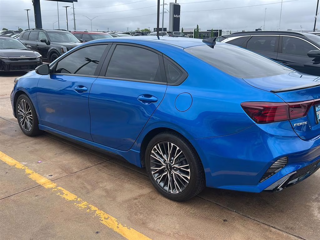 2024 Sporty Blue Kia Forte GT-Line FWD Sedan