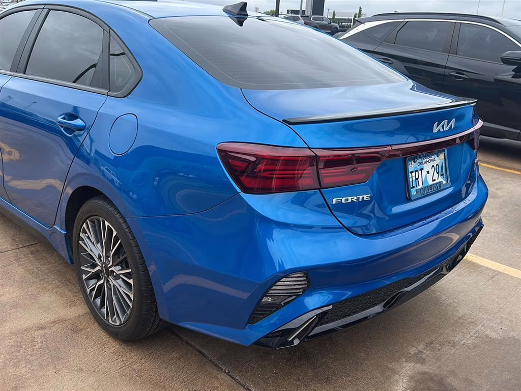 2024 Sporty Blue Kia Forte GT-Line FWD Sedan