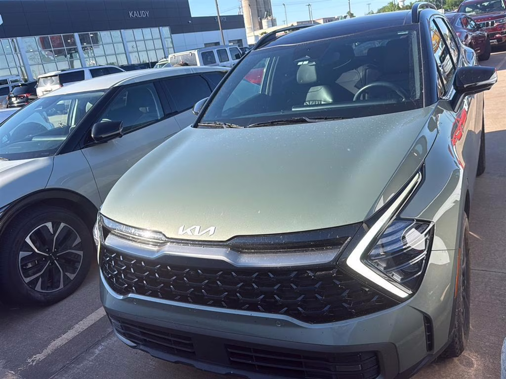 2023 Jungle Green/Ebony Black Roof Kia Sportage X-Pro Prestige AWD SUV