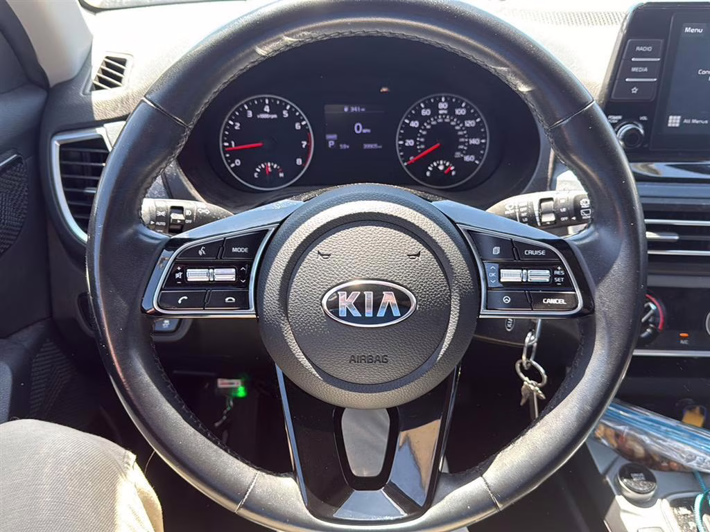 2021 Neptune Blue Kia Seltos S FWD SUV