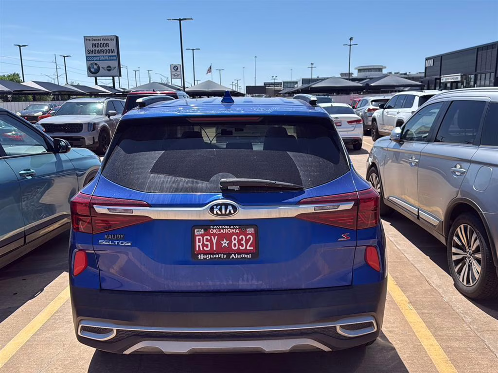 2021 Neptune Blue Kia Seltos S FWD SUV