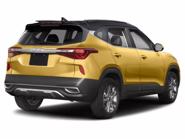 2023 Starbright Yellow/Black Roof Kia Seltos S FWD SUV