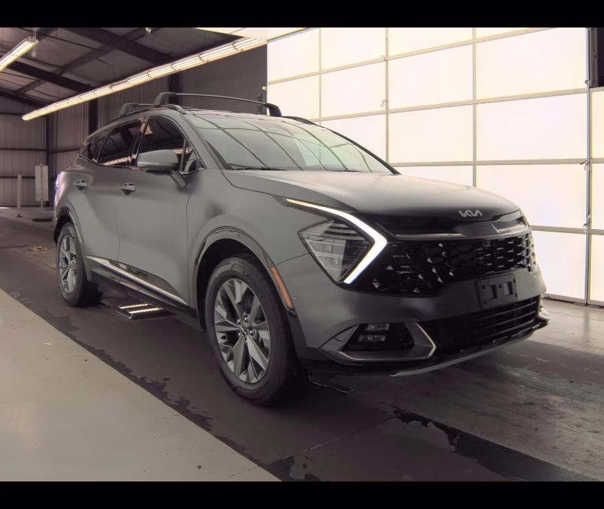 2025 Shadow Matte Gray Kia Sportage Hybrid SX-Prestige AWD SUV