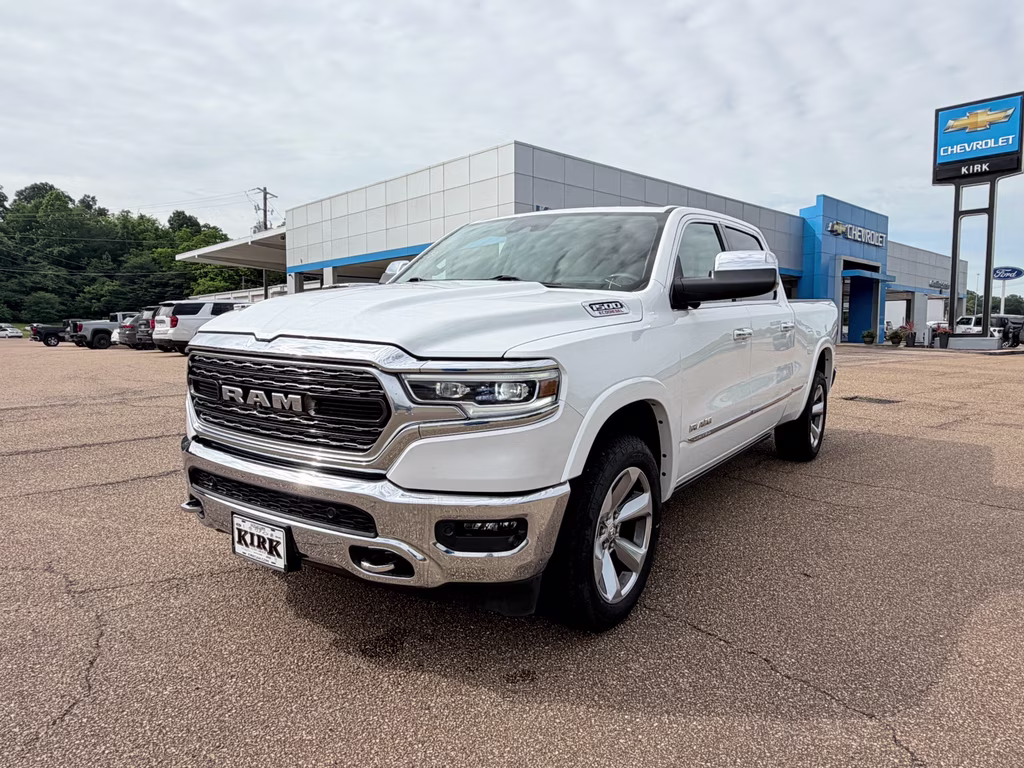2021 Ivory White Tri-Coat Pearlcoat Ram 1500 Limited 4X4 Truck