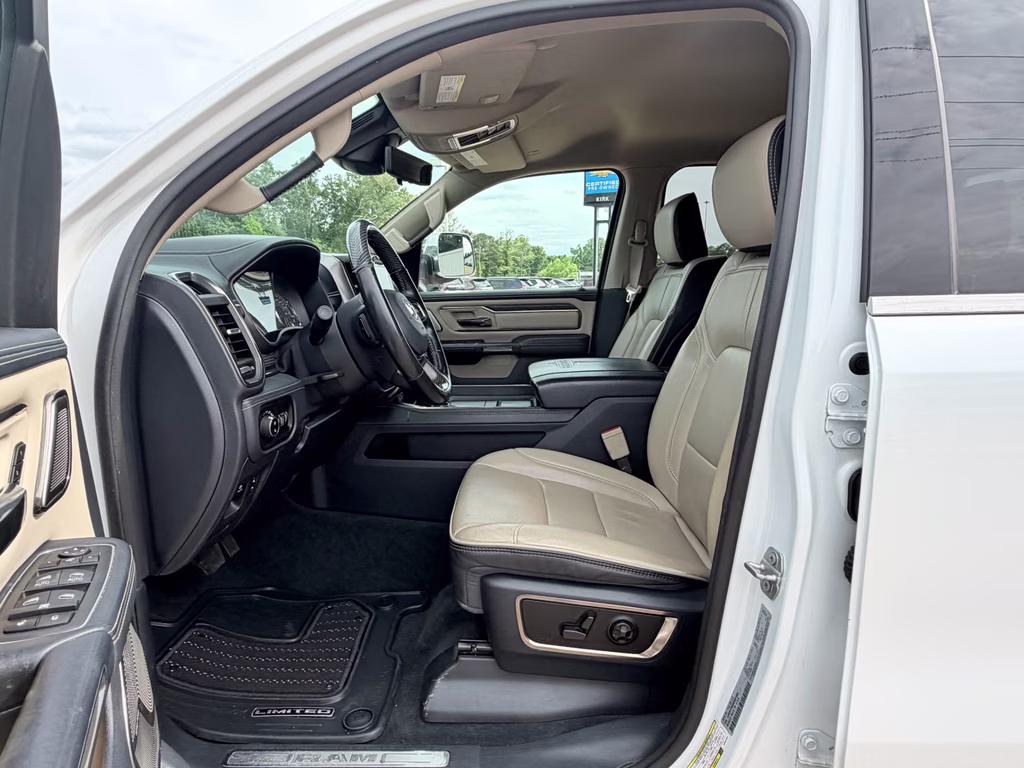 2021 Ivory White Tri-Coat Pearlcoat Ram 1500 Limited 4X4 Truck