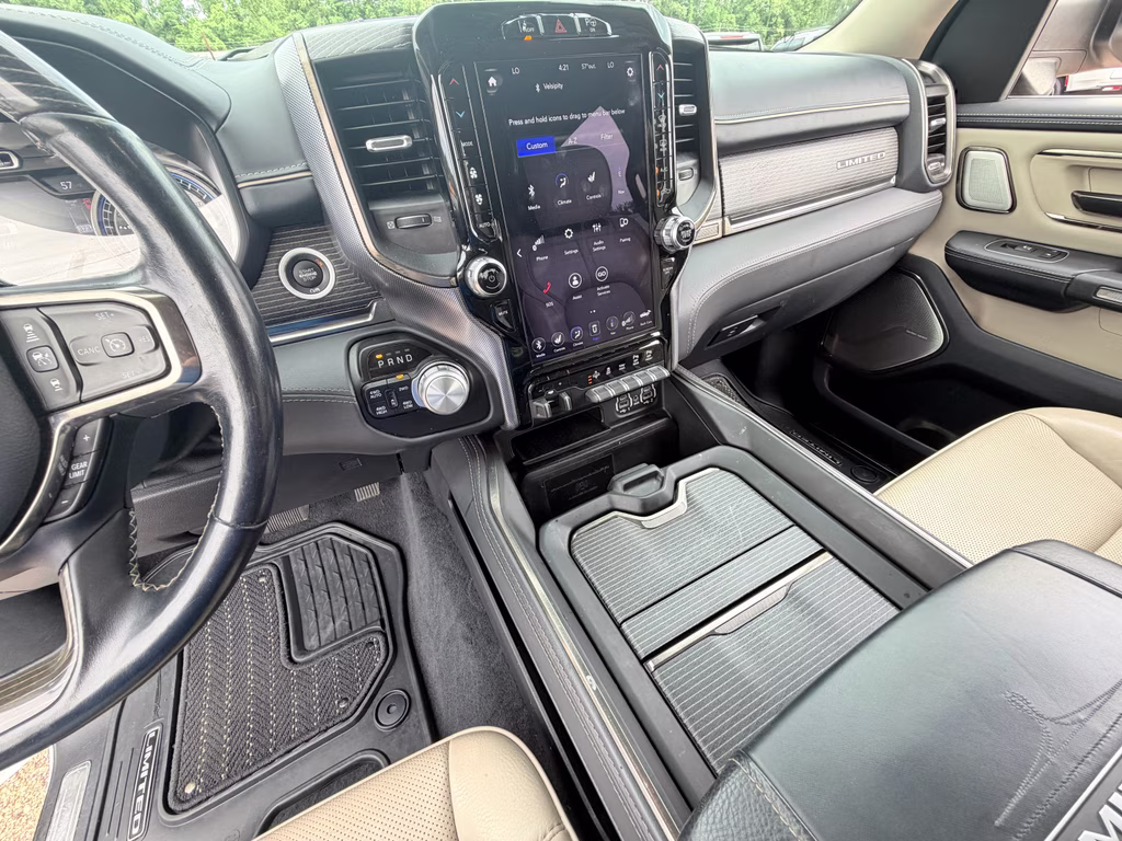2021 Ivory White Tri-Coat Pearlcoat Ram 1500 Limited 4X4 Truck