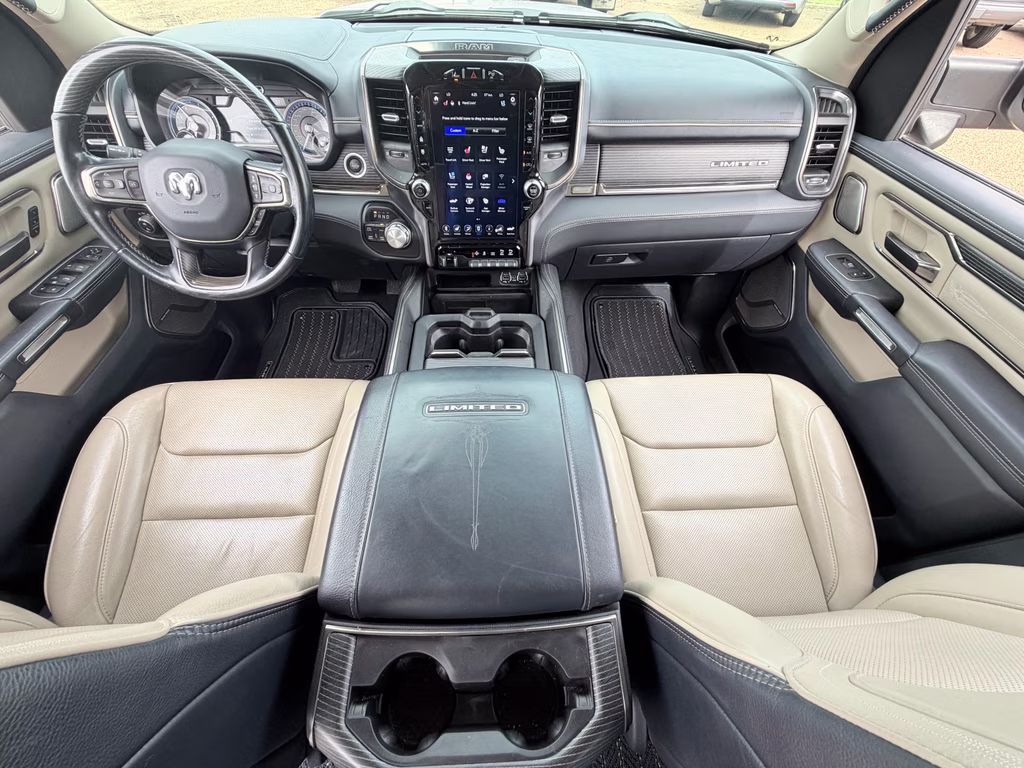 2021 Ivory White Tri-Coat Pearlcoat Ram 1500 Limited 4X4 Truck