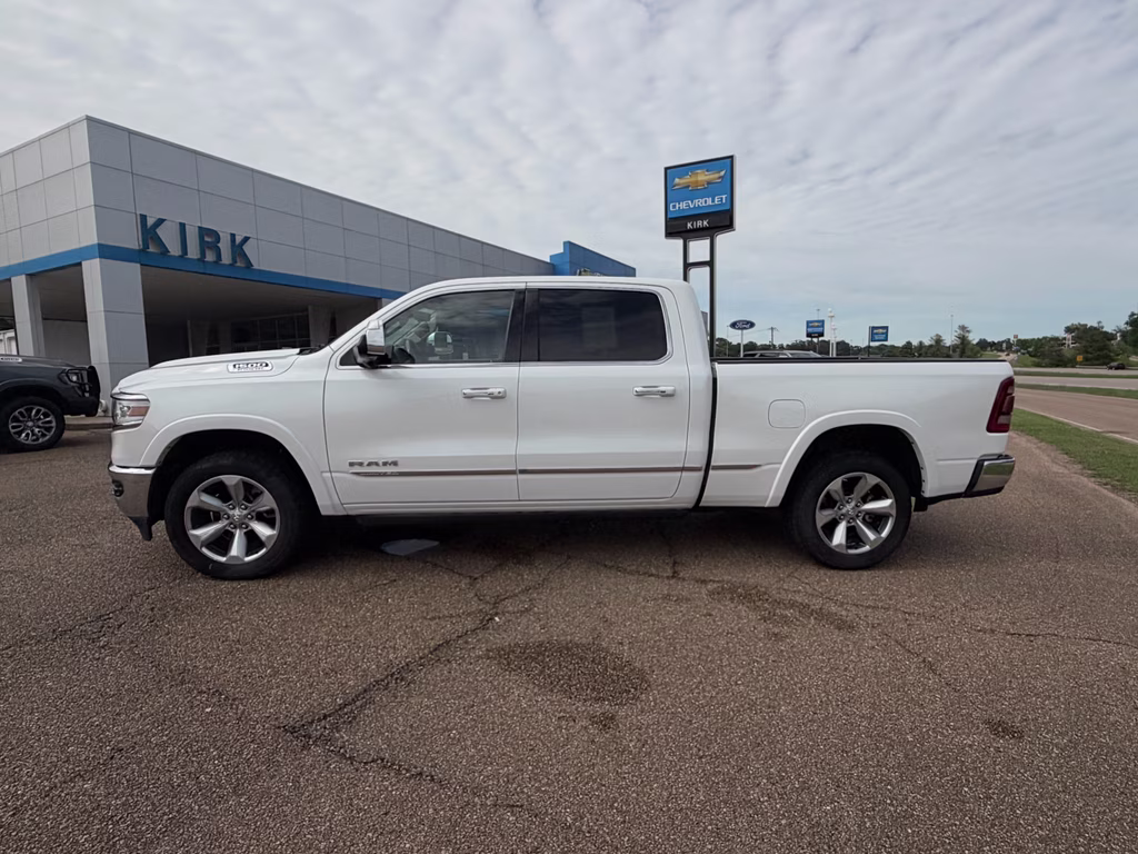 2021 Ivory White Tri-Coat Pearlcoat Ram 1500 Limited 4X4 Truck