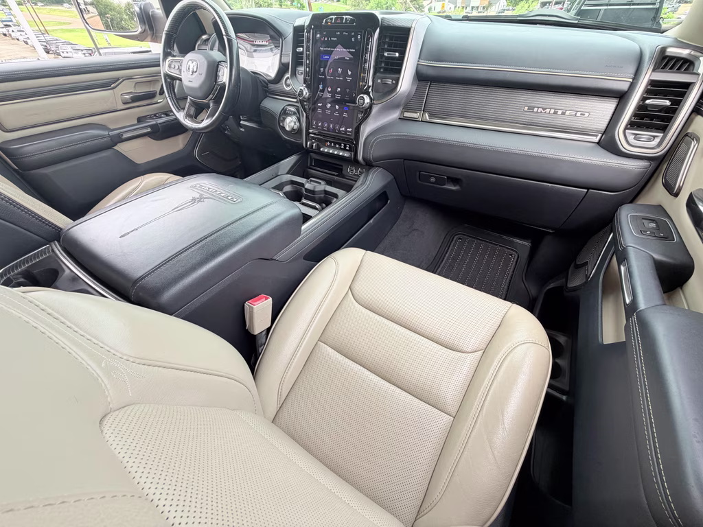 2021 Ivory White Tri-Coat Pearlcoat Ram 1500 Limited 4X4 Truck