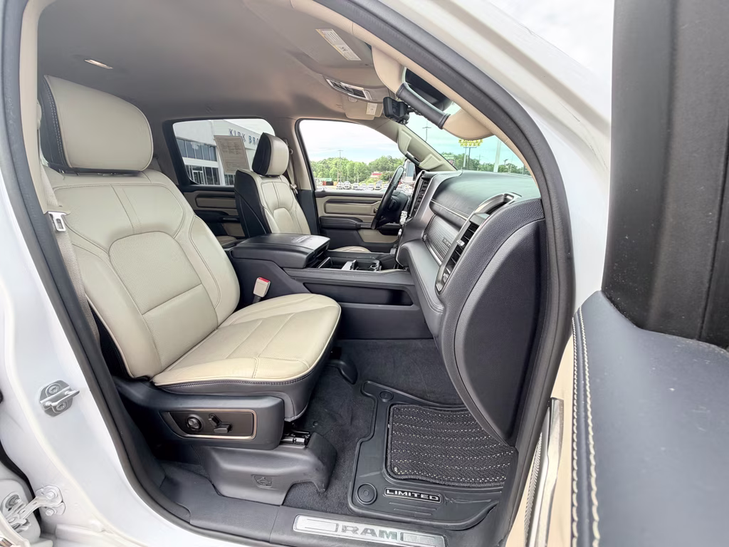 2021 Ivory White Tri-Coat Pearlcoat Ram 1500 Limited 4X4 Truck
