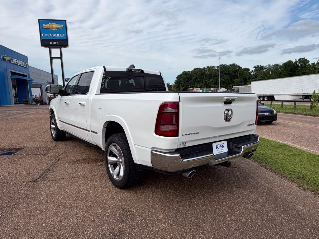2021 Ivory White Tri-Coat Pearlcoat Ram 1500 Limited 4X4 Truck