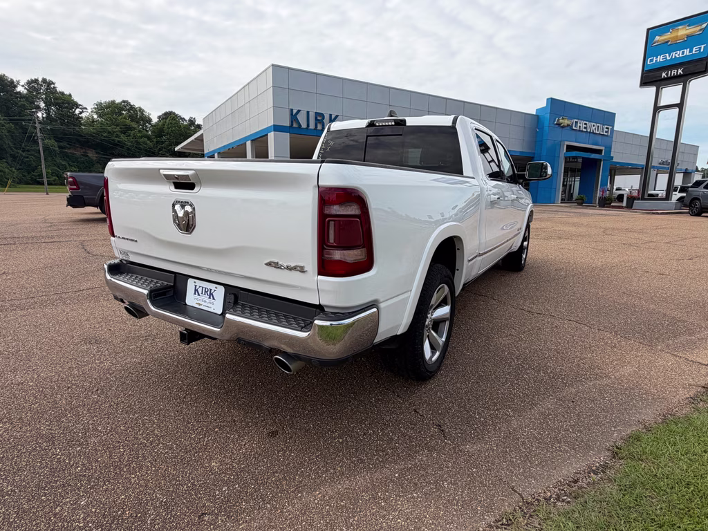 2021 Ivory White Tri-Coat Pearlcoat Ram 1500 Limited 4X4 Truck