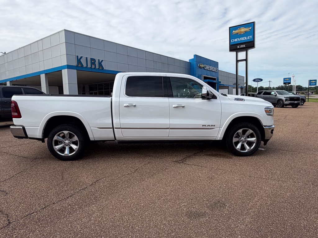 2021 Ivory White Tri-Coat Pearlcoat Ram 1500 Limited 4X4 Truck