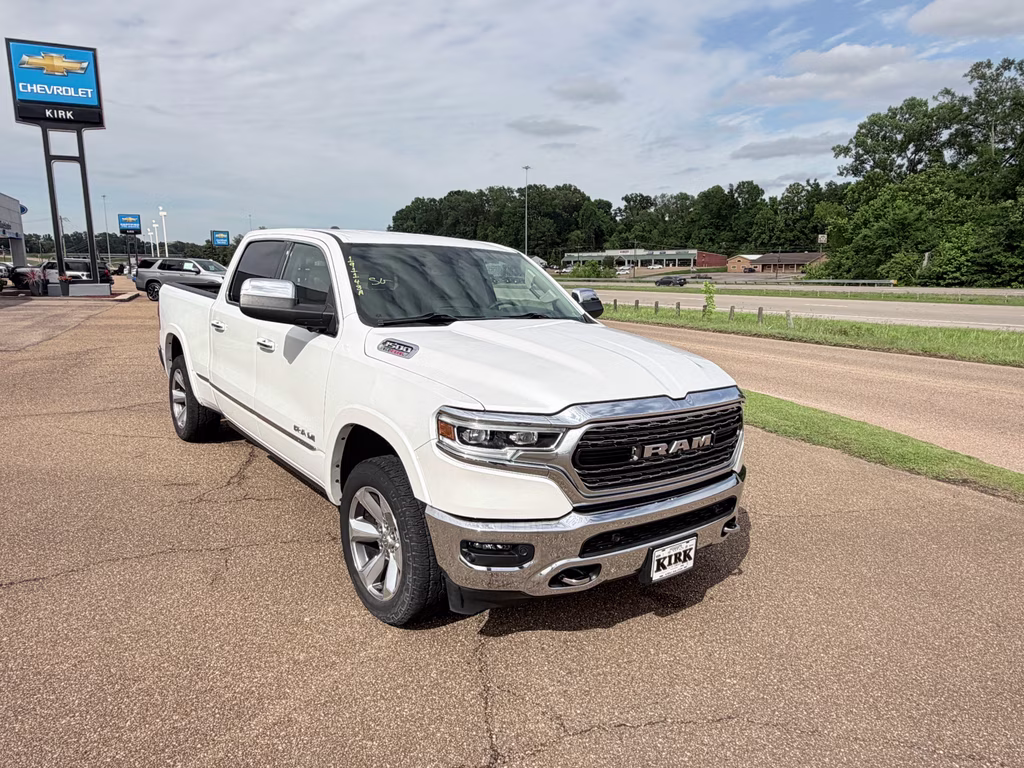 2021 Ivory White Tri-Coat Pearlcoat Ram 1500 Limited 4X4 Truck