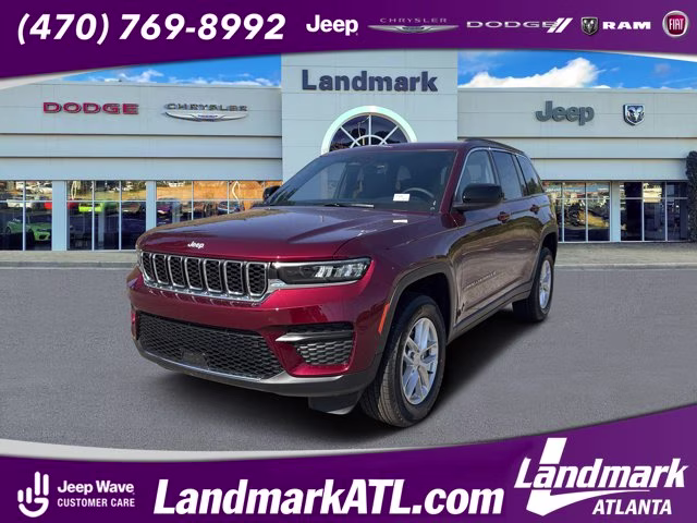 2026 Velvet Red Pearlcoat Jeep Grand Cherokee Laredo X RWD SUV