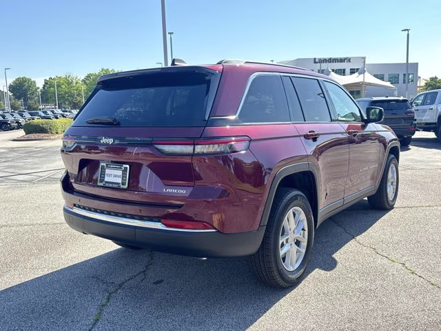 2026 Velvet Red Pearlcoat Jeep Grand Cherokee Laredo X RWD SUV