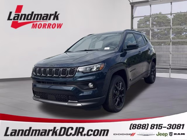 2026 Fathom Blue Pearl Coat Jeep Compass Latitude Altitude 4X4 SUV