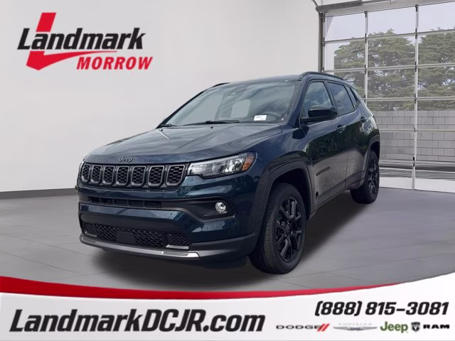 2026 Fathom Blue Pearl Coat Jeep Compass Latitude Altitude 4X4 SUV