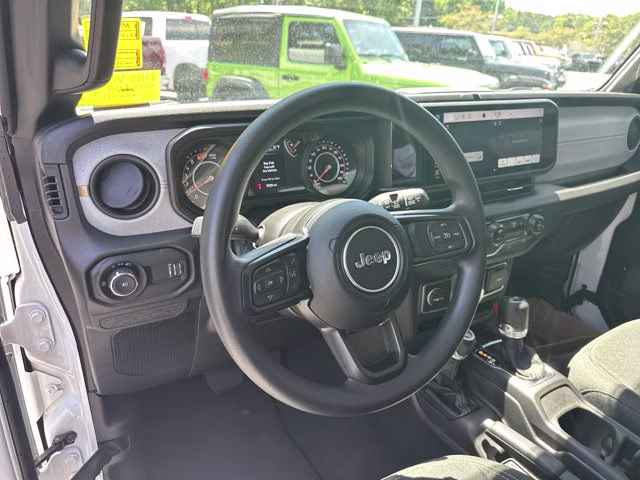 2025 Bright White Clearcoat Jeep Wrangler Sport 4X4 Convertible