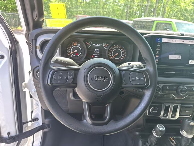 2025 Bright White Clearcoat Jeep Wrangler Sport 4X4 Convertible