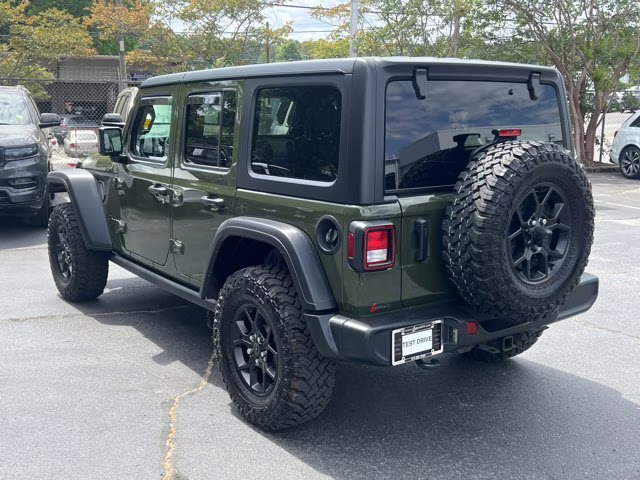 2024 Sarge Green Clearcoat Jeep Wrangler Willys 4X4 Convertible