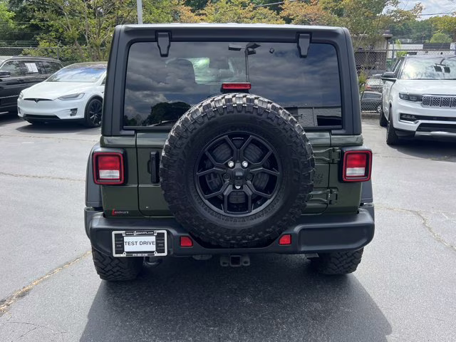 2024 Sarge Green Clearcoat Jeep Wrangler Willys 4X4 Convertible