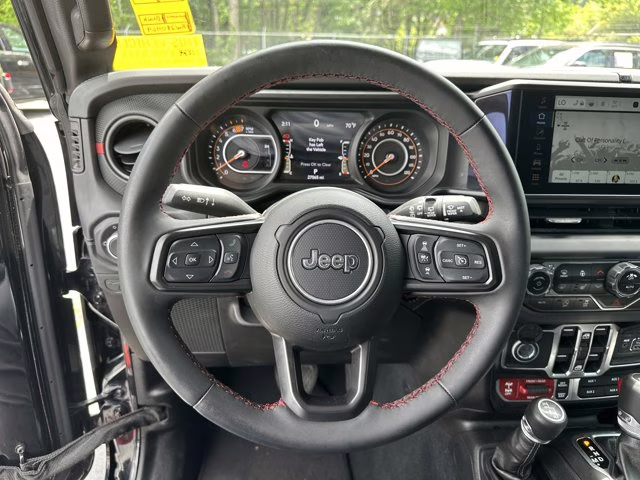 2024 Black Clearcoat Jeep Wrangler Rubicon 4X4 Convertible