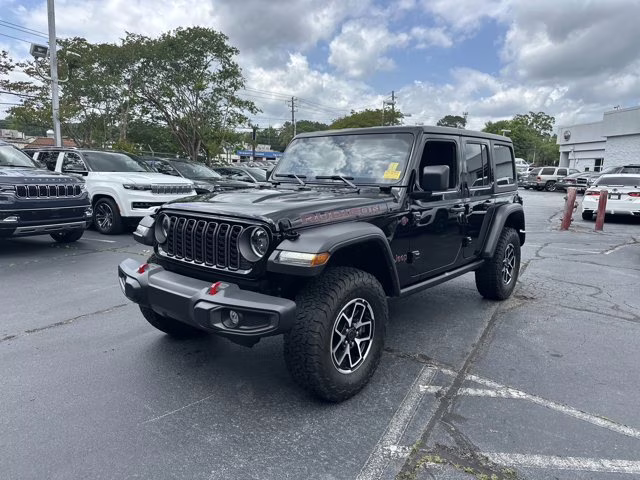 2024 Black Clearcoat Jeep Wrangler Rubicon 4X4 Convertible