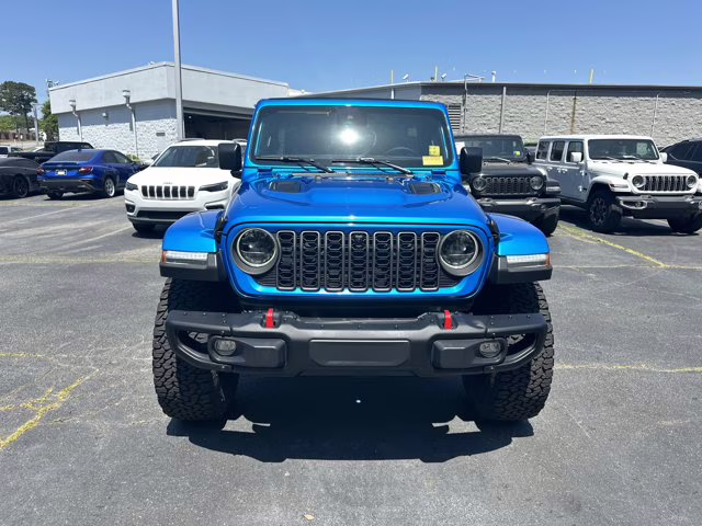 2025 Hydro Blue Pearl Coat Jeep Wrangler Rubicon X 4X4 Convertible