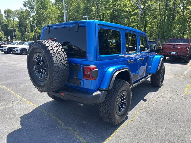 2025 Hydro Blue Pearl Coat Jeep Wrangler Rubicon X 4X4 Convertible