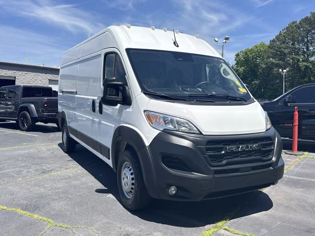 2025 Bright White Clearcoat Ram ProMaster Cargo Van Tradesman FWD Van