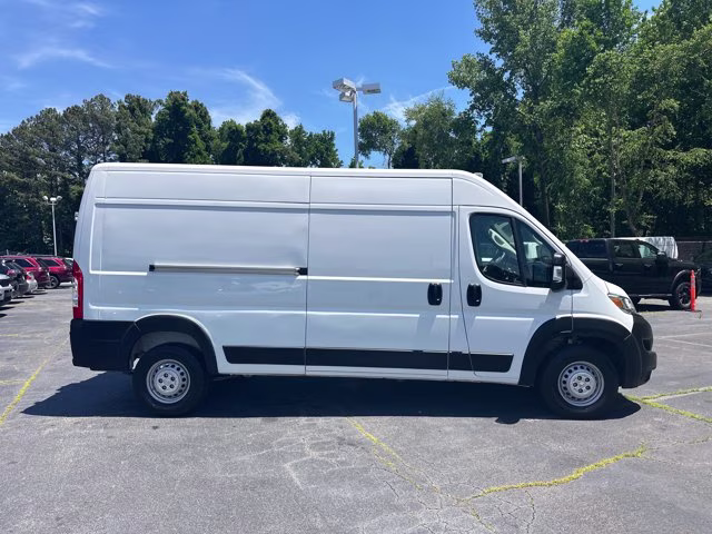 2025 Bright White Clearcoat Ram ProMaster Cargo Van Tradesman FWD Van