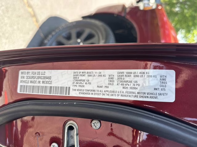 2024 Delmonico Red Pearlcoat Ram 2500 Laramie 4X4 Truck