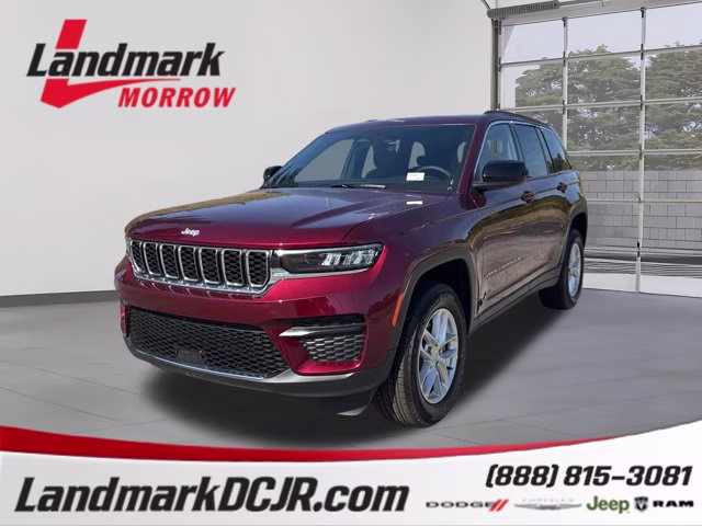 2026 Velvet Red Pearlcoat Jeep Grand Cherokee Laredo X RWD SUV