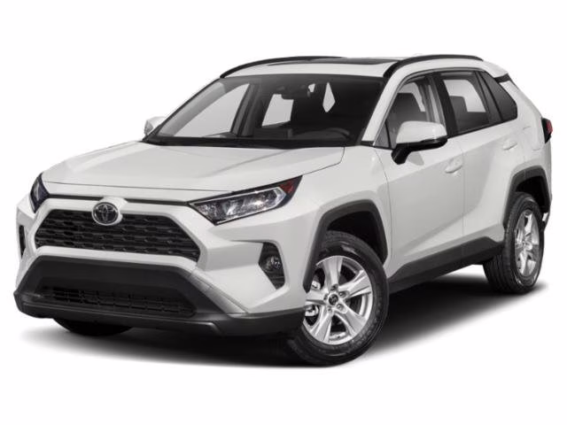 2021 Super White Toyota RAV4 XLE FWD SUV