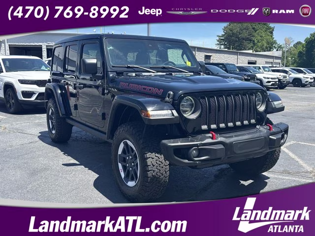 2019 Black Clearcoat Jeep Wrangler Unlimited Rubicon 4X4 Convertible