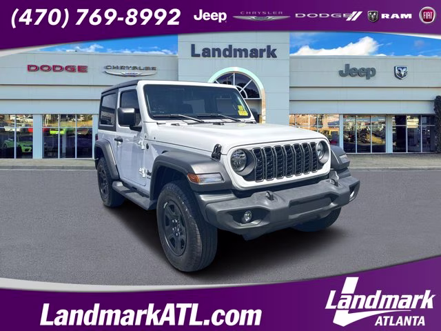 2025 Bright White Clearcoat Jeep Wrangler Sport 4X4 Convertible