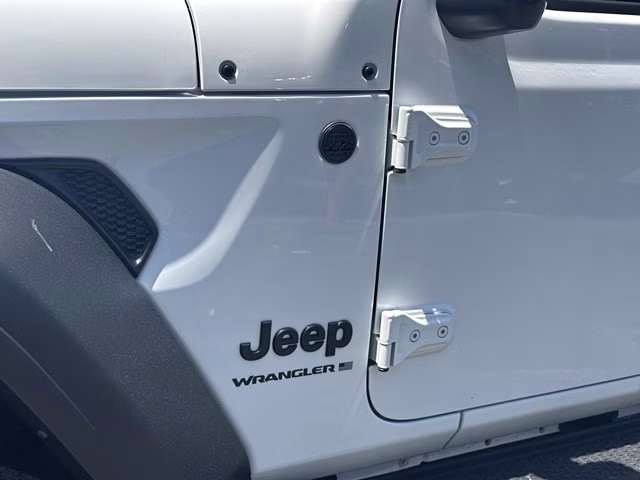 2025 Bright White Clearcoat Jeep Wrangler Sport 4X4 Convertible