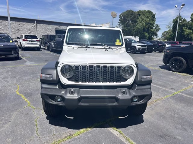 2025 Bright White Clearcoat Jeep Wrangler Sport 4X4 Convertible