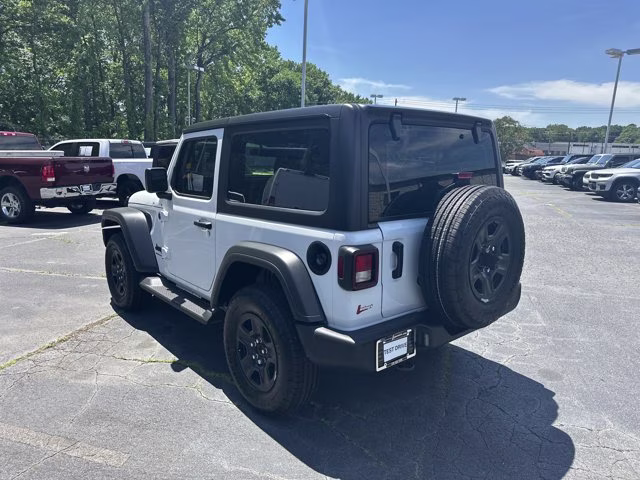 2025 Bright White Clearcoat Jeep Wrangler Sport 4X4 Convertible