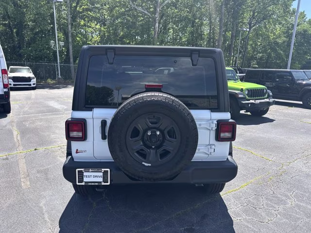 2025 Bright White Clearcoat Jeep Wrangler Sport 4X4 Convertible