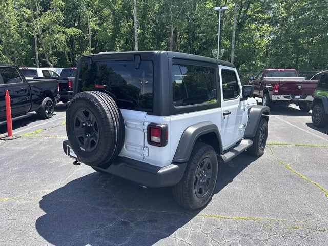 2025 Bright White Clearcoat Jeep Wrangler Sport 4X4 Convertible
