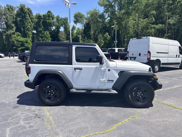 2025 Bright White Clearcoat Jeep Wrangler Sport 4X4 Convertible