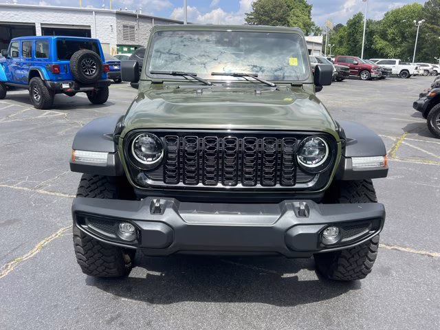 2024 Sarge Green Clearcoat Jeep Wrangler Willys 4X4 Convertible