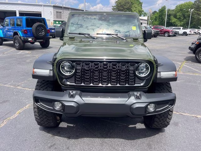 2024 Sarge Green Clearcoat Jeep Wrangler Willys 4X4 Convertible