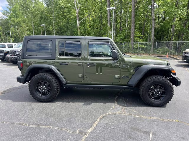 2024 Sarge Green Clearcoat Jeep Wrangler Willys 4X4 Convertible